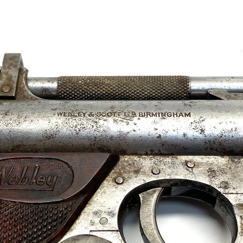 794B - The Webley Premier .22 air pistol made in england by Webley & Scott Ltd Birmingham; serial No: 433