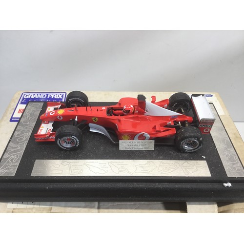 759B - Grand Prix legends of Michael Schumacher racing f1 car world champion Ferrari f2002.