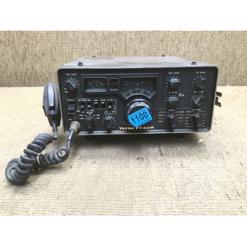 1100 - Yaesu FT221R radio receiver.