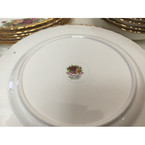 1139 - Royal Albert old country roses cups, saucers, plates, bowls and a teapot 66 pieces in total