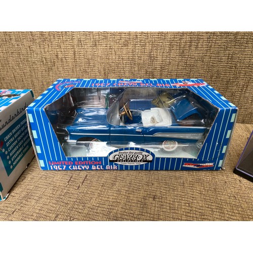 1149 - 3 die cast model cars including: 1956 ford Thunderbird LTD Edition and Chevrolet Bel-Air Limited Edi... 