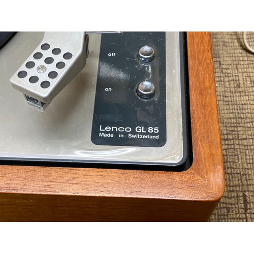 1162 - Lenco GL-85 Turntable made in switzerland.