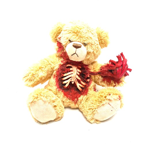 829C - bloody valentine undead ted a horror themed teddy bear.