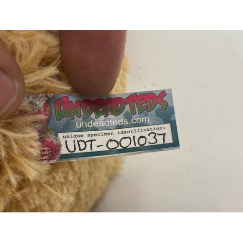 829C - bloody valentine undead ted a horror themed teddy bear.