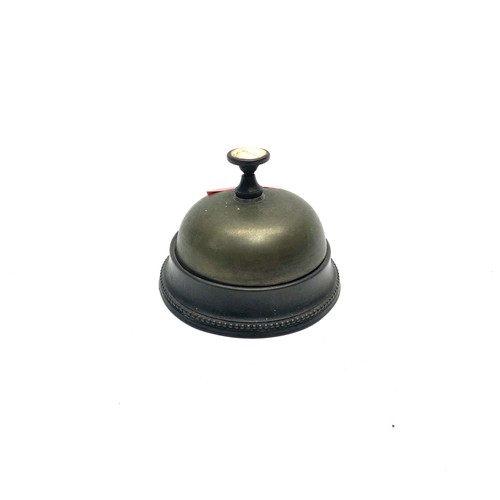 831B - Vintage brass concierge desk bell.
