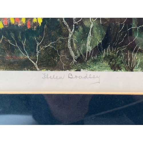 932 - Helen Bradley signed print 1977 