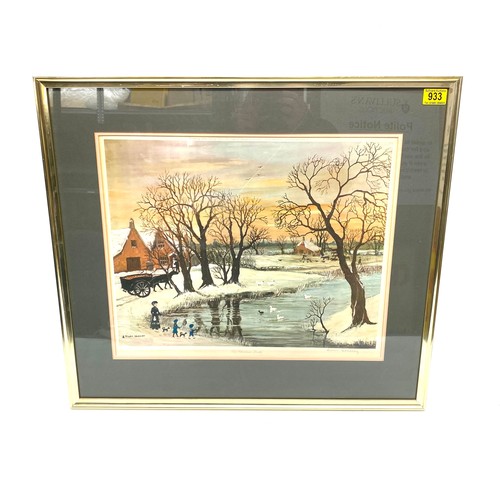 933 - Helen Bradley signed print  