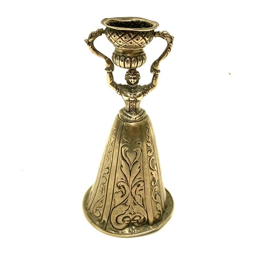939 - Continental silver wager cup. NHM. Dutch or German, 11cm tall.