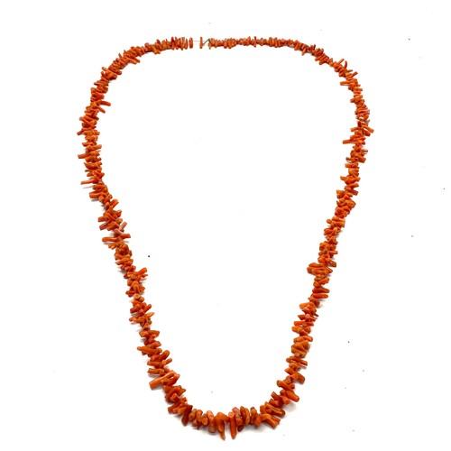 834H - Edwardian Coral necklace.