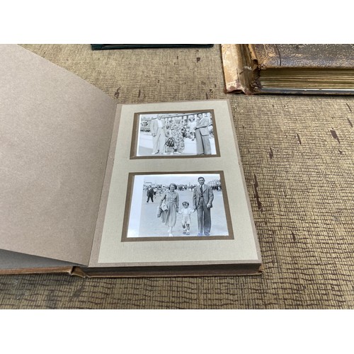 1353 - Two photo albums from a Pre-War Germany trip in 1939, WW2 Album including Cardiff Postcards and Vict... 