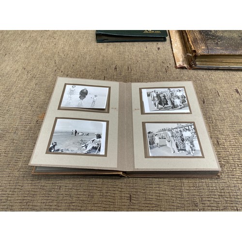 1353 - Two photo albums from a Pre-War Germany trip in 1939, WW2 Album including Cardiff Postcards and Vict... 