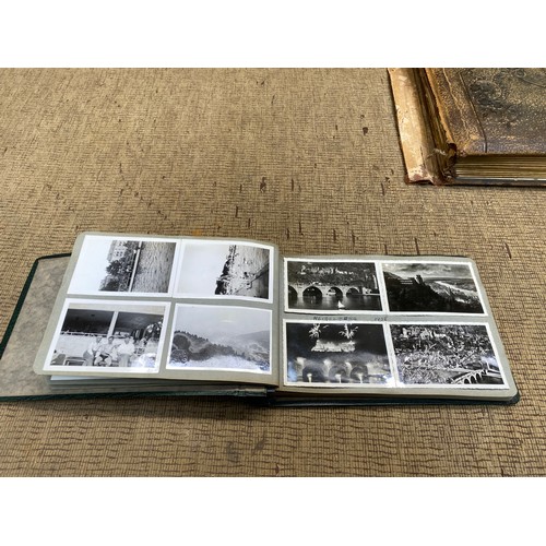 1353 - Two photo albums from a Pre-War Germany trip in 1939, WW2 Album including Cardiff Postcards and Vict... 