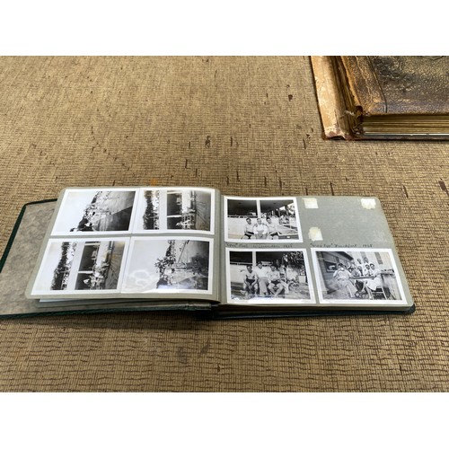 1353 - Two photo albums from a Pre-War Germany trip in 1939, WW2 Album including Cardiff Postcards and Vict... 