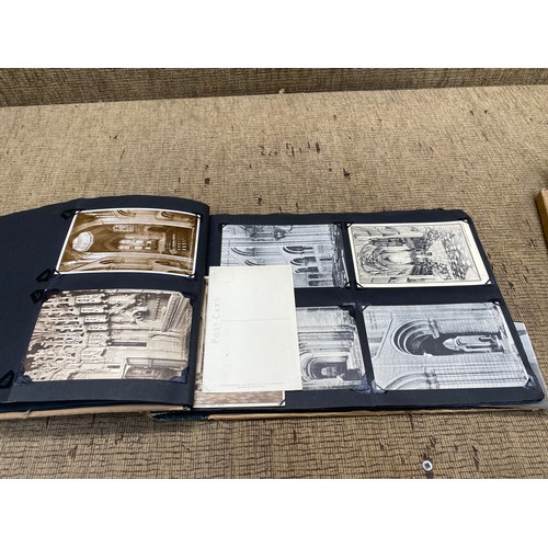 1353 - Two photo albums from a Pre-War Germany trip in 1939, WW2 Album including Cardiff Postcards and Vict... 