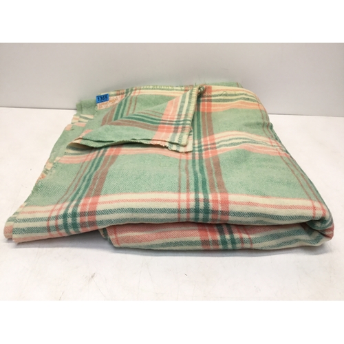 1365 - Single Welsh blanket CWS All Pure Wool