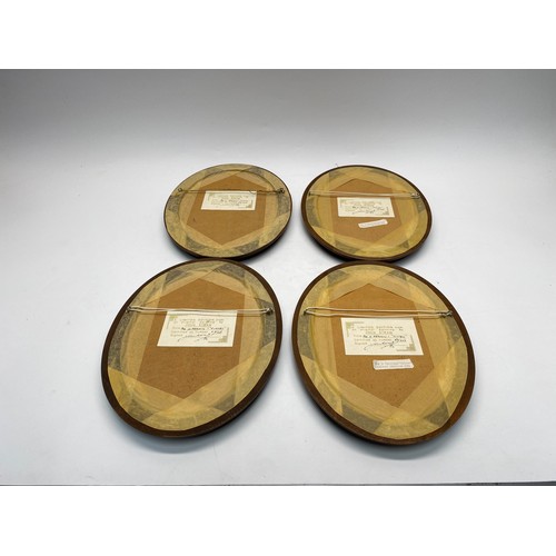 954 - Collection of 4 limited edition from an original painting by John Straw 