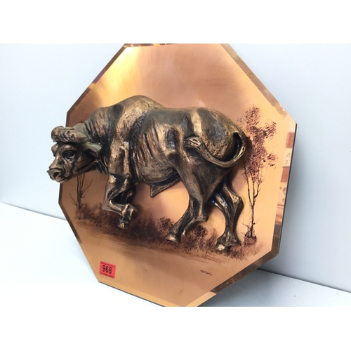 968 - Vintage Buffalo copper Electroforming picture by Montombi
