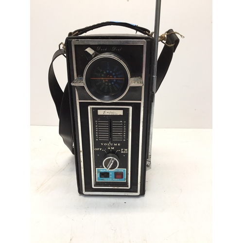 1367 - 70s Portable Transistor Dial Dashboard Radio AM-FM AITC