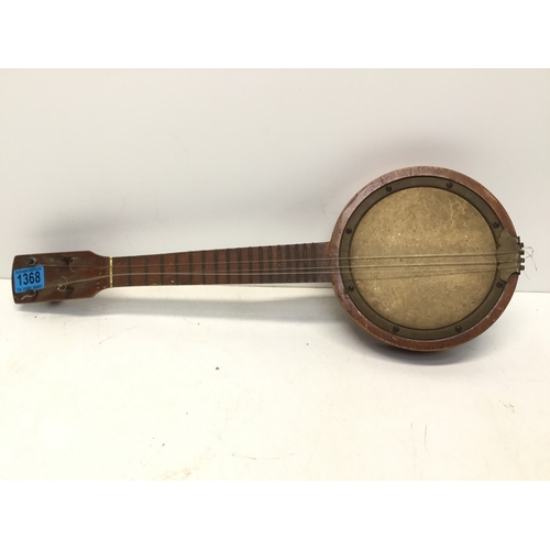 1368 - Vintage banjolele stringed instrument