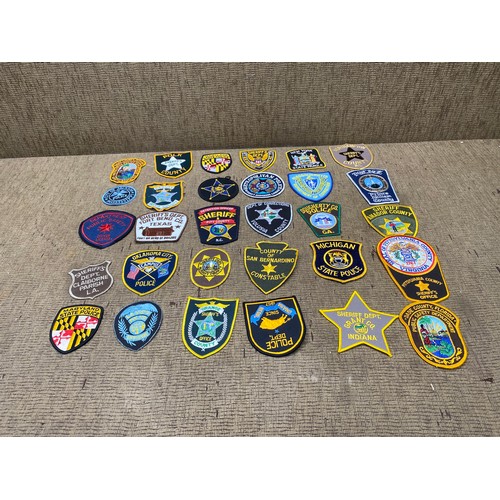 1195 - approximately 30 american emergency services patches.