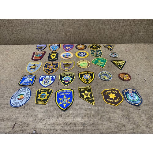 1196 - approximately 30 american emergency services patches.