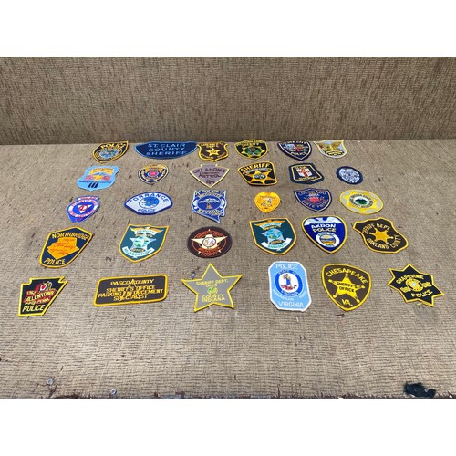 1197 - approximately 30 american emergency services patches.