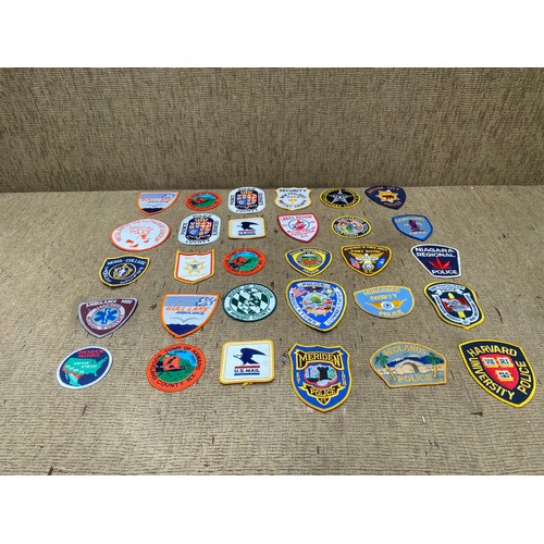 1198 - approximately 30 american emergency services patches.