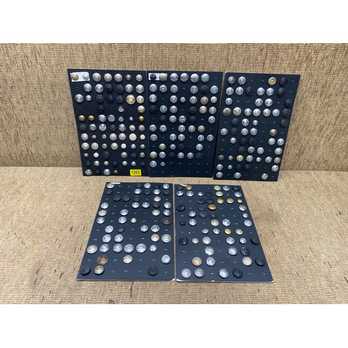 1203 - large collection of police buttons.