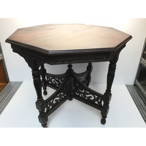 581 - Octagonal occasional table 76cm