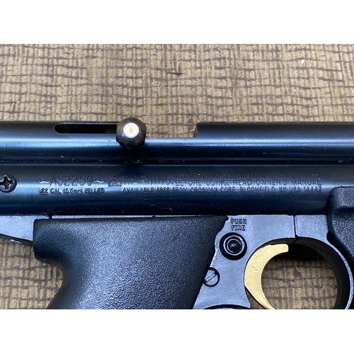 1051 - Crossman Airarms .22 air rifle 601B16323. Over 18 and local collection only or shipping to your loca... 