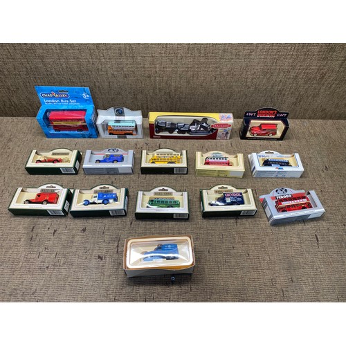 1303 - Collection of die cast vehicles including: Lledo, Chad Valley and Days Gone.