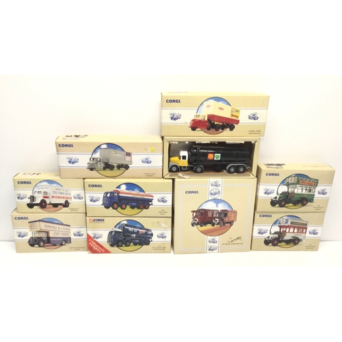 1319 - Ten boxed Corgi classics die cast vehicles