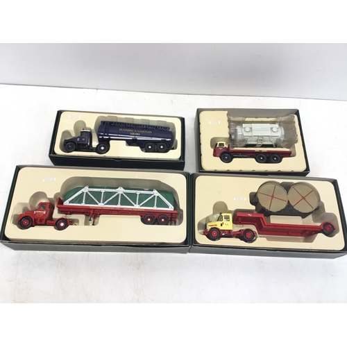 1325 - Four boxed Corgi vehicles all Scammel trucks