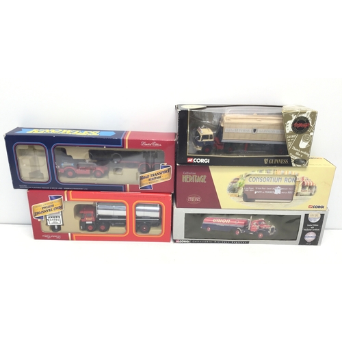1327 - Five boxed Corgi limited edition vehicles