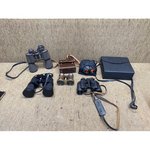 61 - mixed selection of bbinoculars including super zenith 20x50, bnus 8x30 made in ussr.