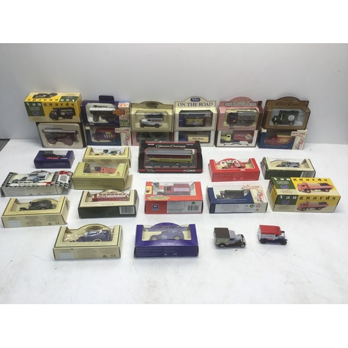 1331 - A quantity of collectible die cast model cars including Corgi and Vanguards