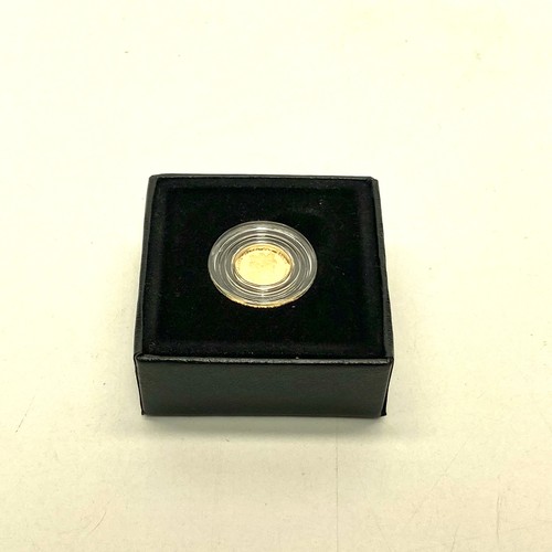 1067 - 2021 50th Anniversary Of Decimalisation 22ct Gold Sovereign1:8th coin 1g with COA