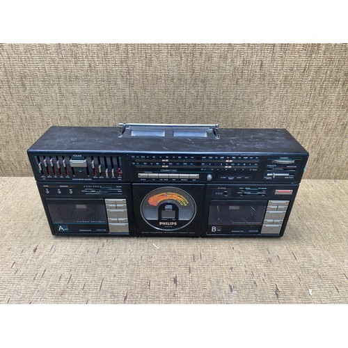 1337 - Vintage Philips compact disk digital stereo.