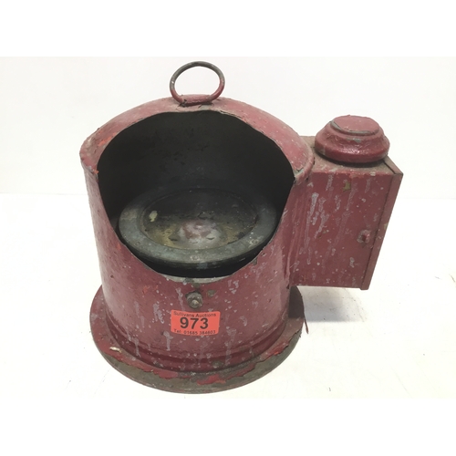 973 - Quality Vintage Marine Binnacle Type Compass for Lifeboats / Small Boats