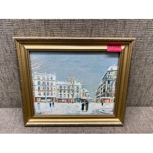 1013A - Framed Oil On Canvas 