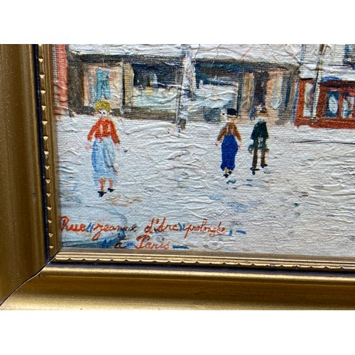 1013A - Framed Oil On Canvas 