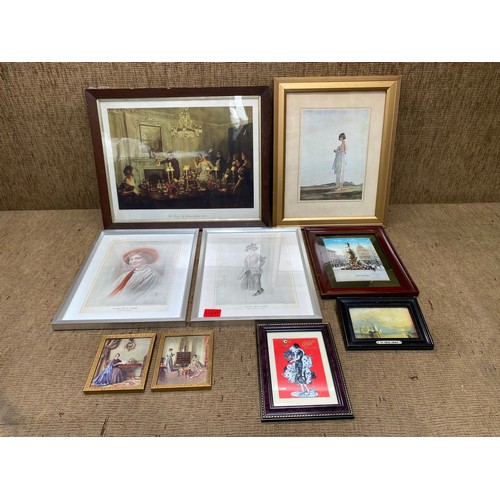 1014H - Collection of stunning high-quality prints, including: The Golf Girl Of France and The Gold Girl Of ... 