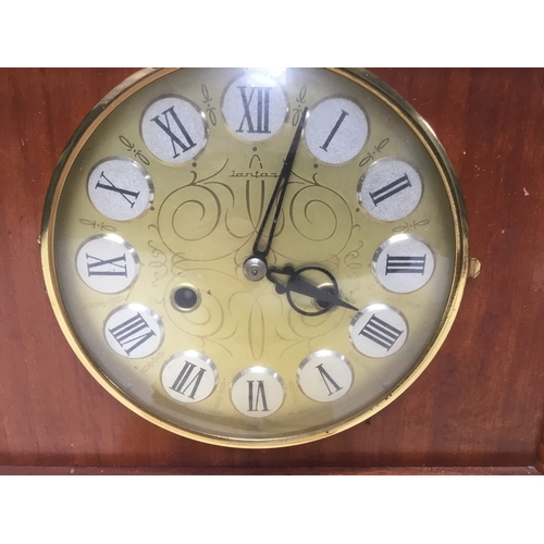 819 - Vintage table balance clock made in USSR with key and booklet 1970’s