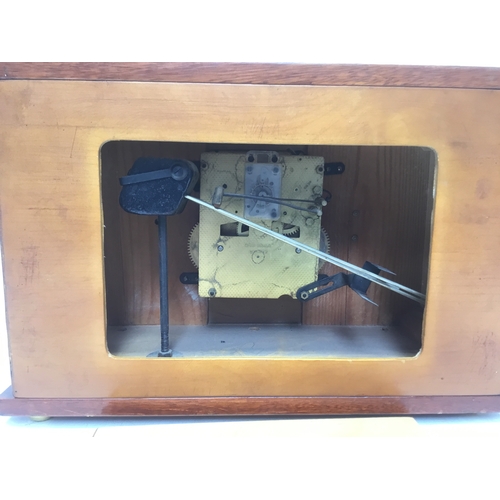 819 - Vintage table balance clock made in USSR with key and booklet 1970’s