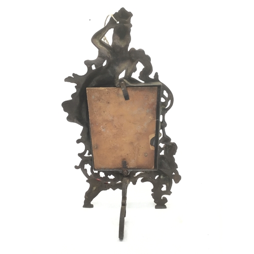 842 - Antique Art Nouveau Beatrice No. 1007.A bronzed Photo Frame 35cm x 19cm