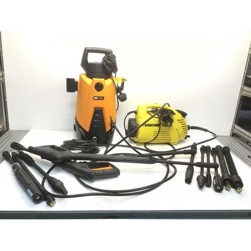 238 - Two jet washers including Karcher 220 and an RAC