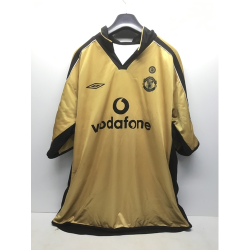 278 - Manchester United reversible centenary football shirt from 2002 size XL