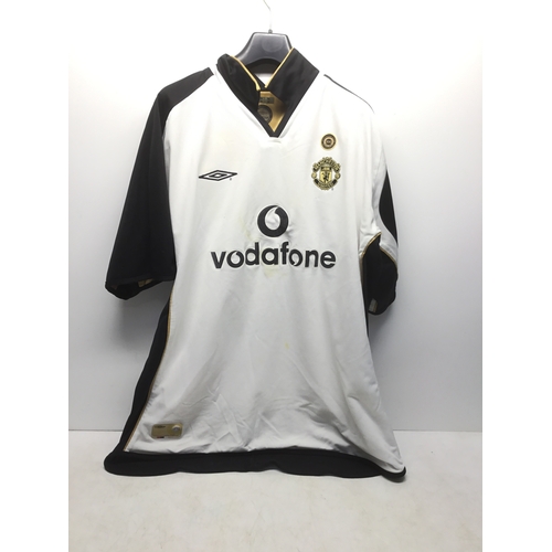 278 - Manchester United reversible centenary football shirt from 2002 size XL