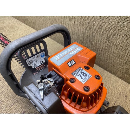 284 - Husqvarna 18H Hedge Trimmer. (running before being stored with good compression).