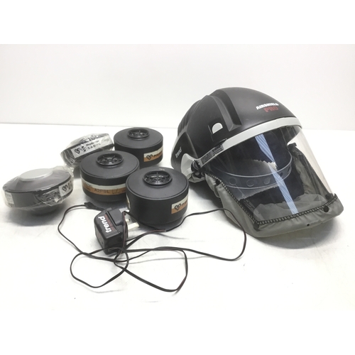 257A - Trend Airshield pro helmet air purification system with charger and filters